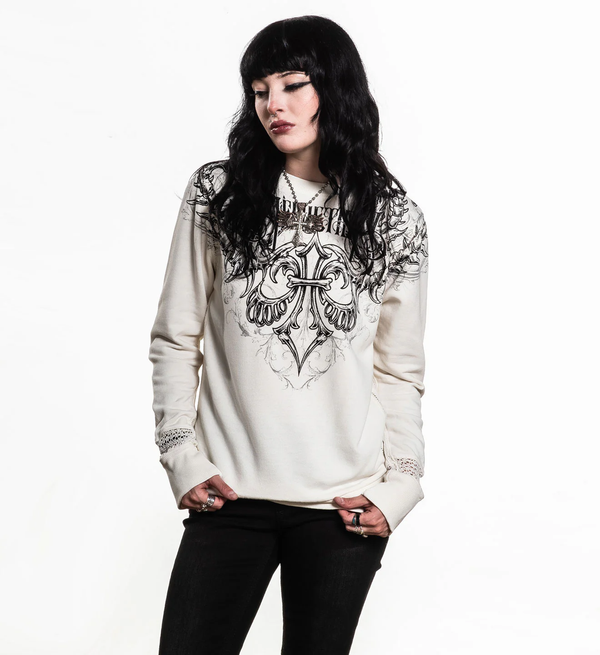 Affliction Women's Long Sleeve T-shirt Vertibrate