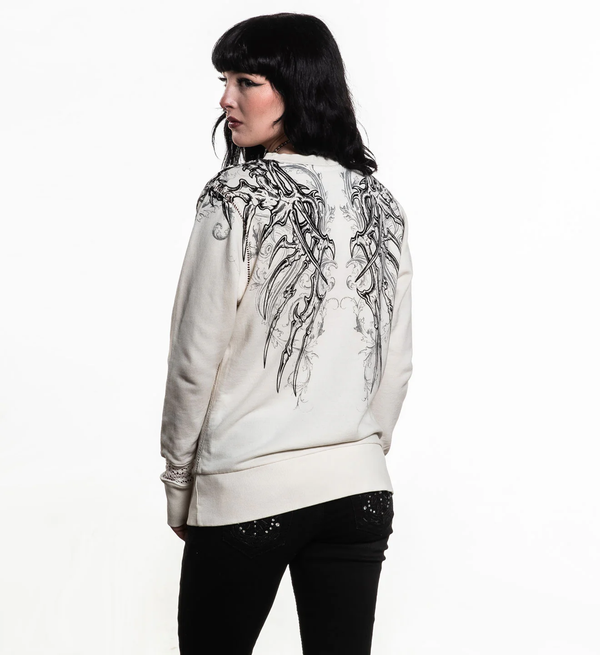 Affliction Women's Long Sleeve T-shirt Vertibrate