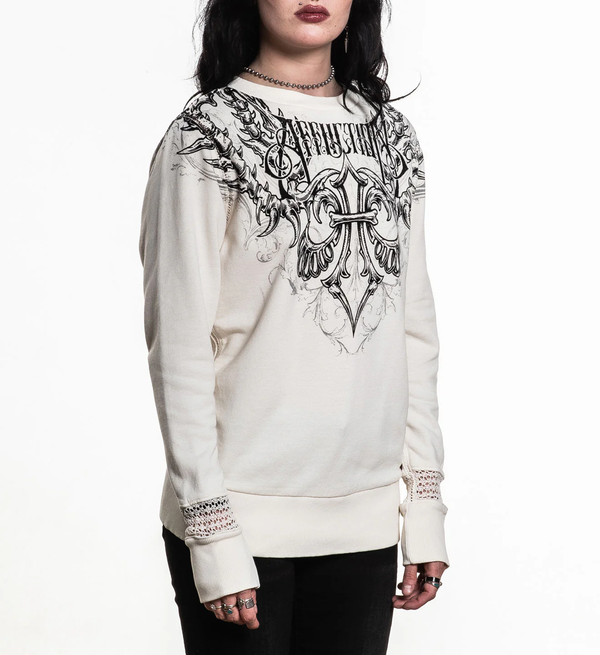 Affliction Women's Long Sleeve T-shirt Vertibrate