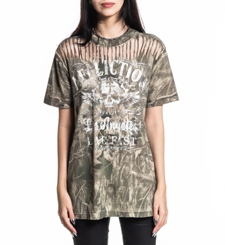 Affliction Women's T-shirt Davey Jones