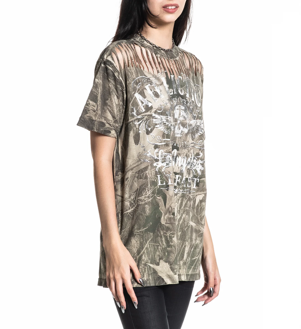 Affliction Women's T-shirt Davey Jones