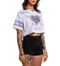 Affliction Women's T-shirt Wildcats Cropped Jersey