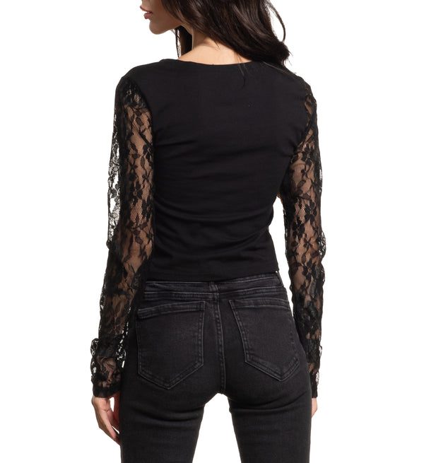 Affliction Women's Long Sleeve Shirt Speed Trials