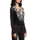 Affliction Women's Long Sleeve Shirt Speed Trials