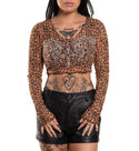 Affliction Women's Long Sleeve Shirt Winged Up