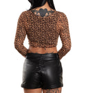 Affliction Women's Long Sleeve Shirt Winged Up