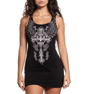 Affliction Women's Tank Dress Iron Soul