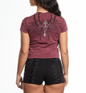 Affliction Women's T-shirt Charred Martyr