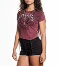 Affliction Women's T-shirt Charred Martyr