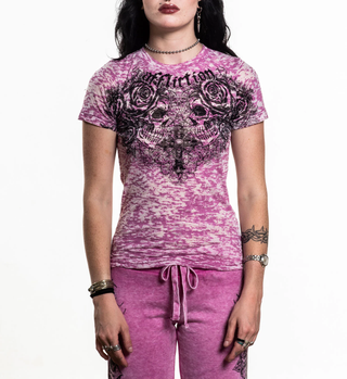 Affliction Women's T-shirt Forgotten