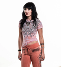 Affliction Women's T-shirt Skeleton