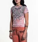 Affliction Women's T-shirt Skeleton