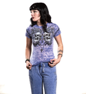 Affliction Women's T-shirt Shred Fest
