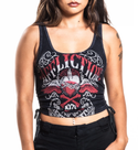 Affliction Women's Tanks/Top T-shirt AC Corazon