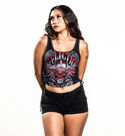 Affliction Women's Tanks/Top T-shirt AC Corazon