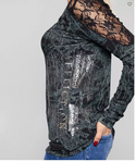 Affliction Women's T-shirt Chain Reaction T-Shirt