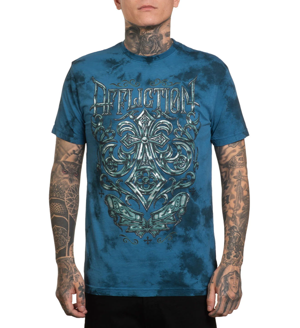 Affliction Men's T-shirt Abrasive Line