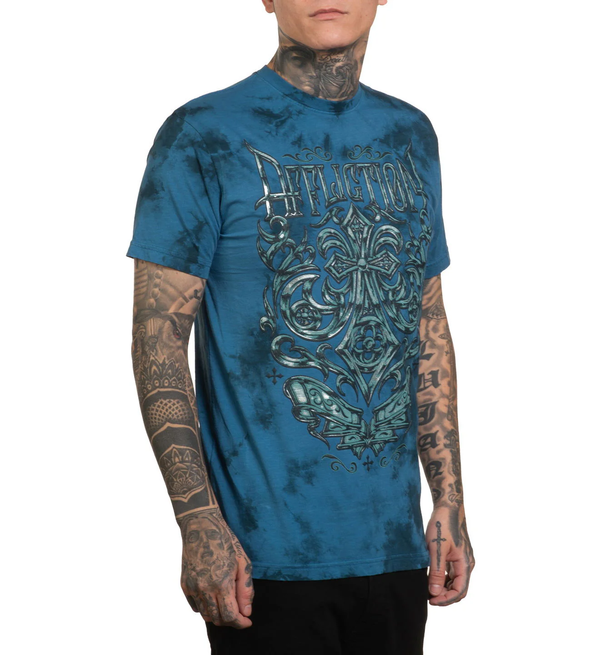 Affliction Men's T-shirt Abrasive Line