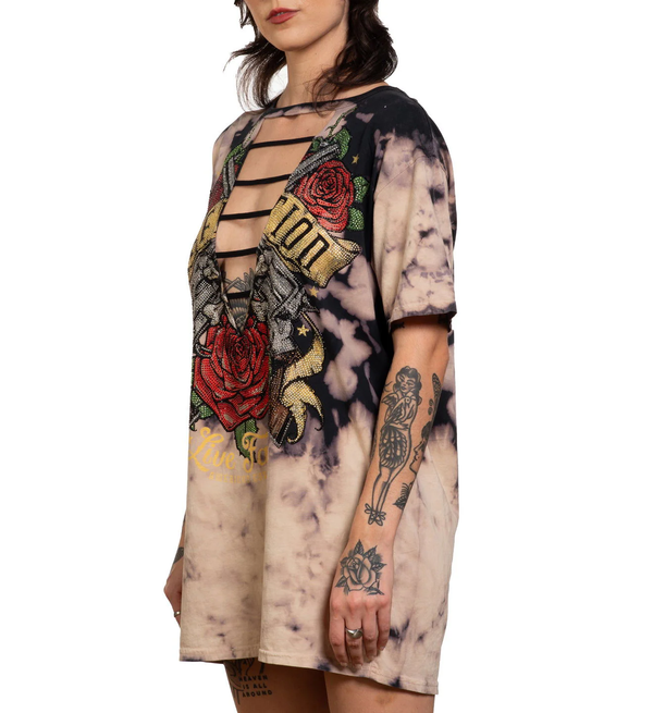 Affliction Women's Dress AC Nightlife BF
