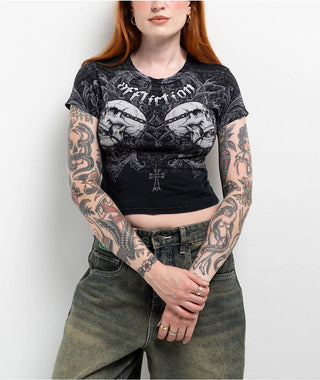 Affliction Women's T-shirt Collapse