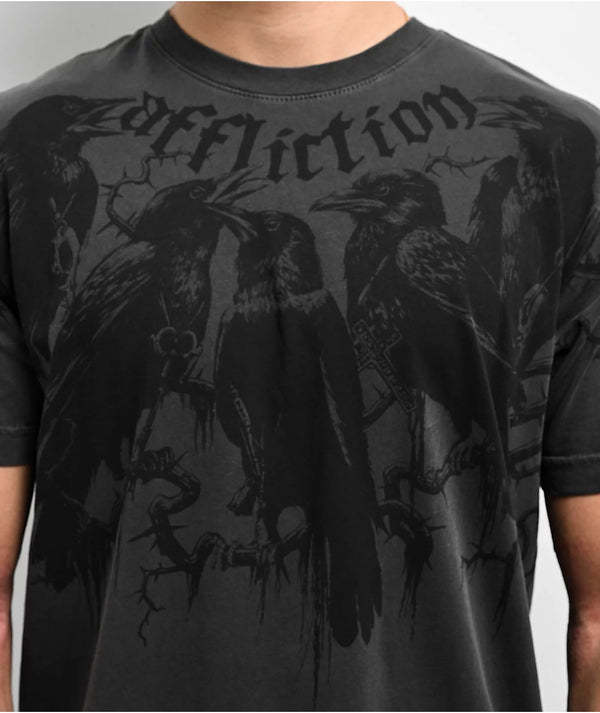 Affliction Men's T-shirt Crows
