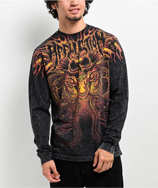 Affliction Men's T-shirt Electric Storm
