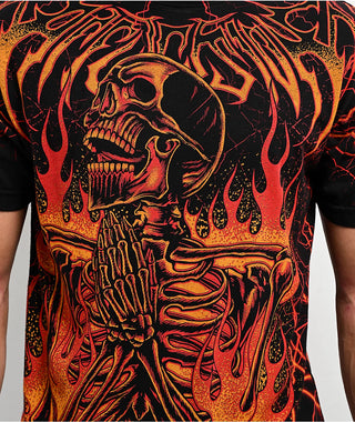 Affliction Men's T-shirt Infernal Nightmare