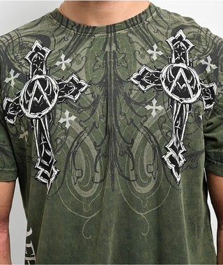 Affliction Men's T-shirt Winged Dagger