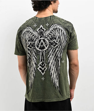 Affliction Men's T-shirt Winged Dagger