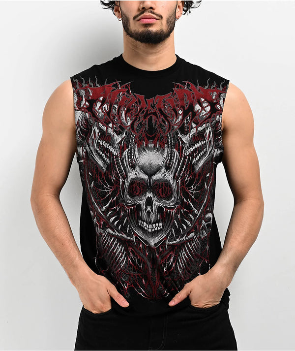 Affliction Men's T-shirt WITCH HUNT MUSCLE