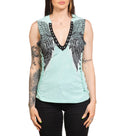 Affliction Women's T-shirt Age Of Winter Rust Tank