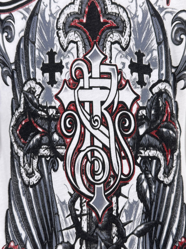 Rebel Saint By Affliction Women's T-shirt Morticia