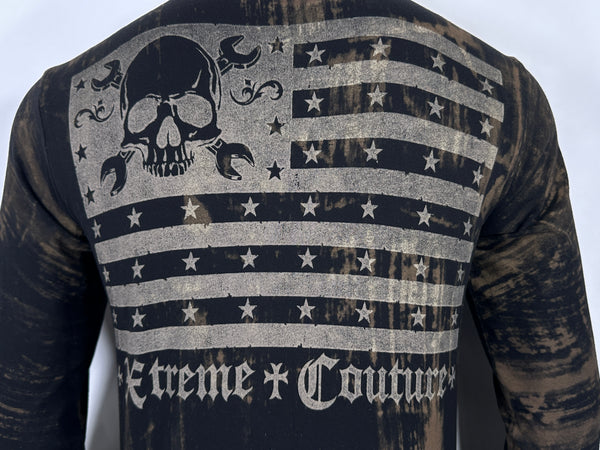 Xtreme Couture By Affliction Men's Long Sleeve T-shirt Speed Demon