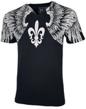 Xtreme Couture By Affliction Men's T-shirt Aerosmith V-neck **