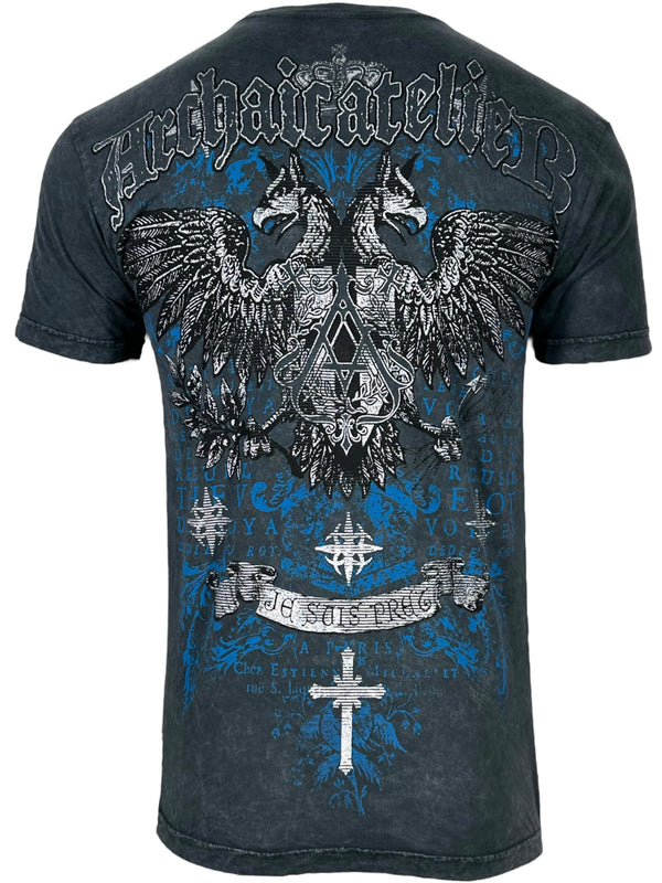 Archaic by Affliction Men's T-Shirt Calcium