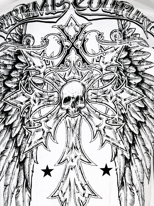 Xtreme Couture by Affliction Men's Button Down Shirt Spareten