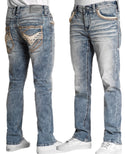 American Fighter Men's Denim Jean Striker Beckham Inseam 34