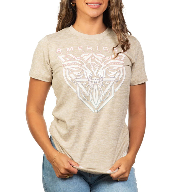 American Fighter Women's T-shirt Black Rock
