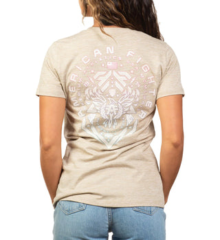 American Fighter Women's T-shirt Black Rock