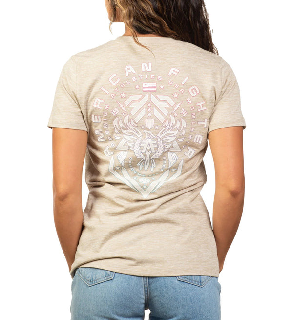 American Fighter Women's T-shirt Black Rock