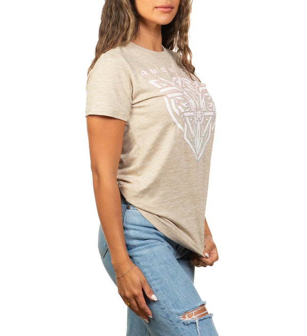 American Fighter Women's T-shirt Black Rock