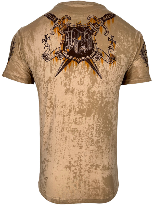 Rebel Saint By Affliction Men's T-shirt Golden Age