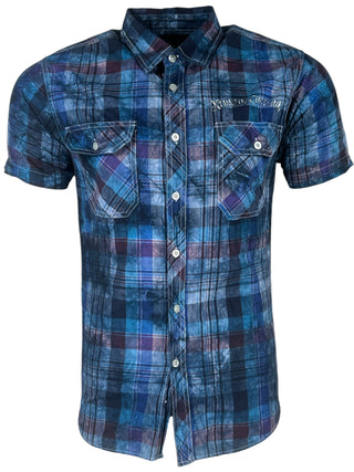 Xtreme Couture by Affliction Men's Button Down Shirt Faith & Trust