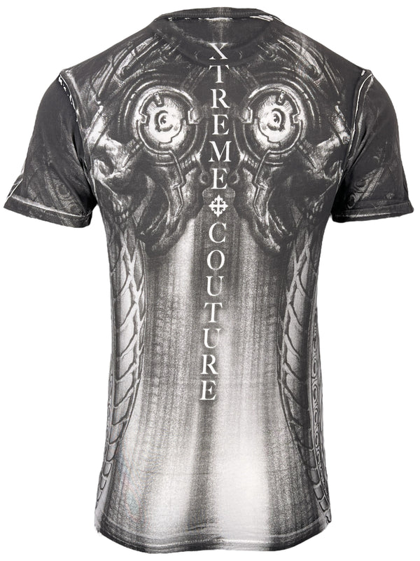 Xtreme Couture By Affliction Men's T-Shirt Proto Metal White