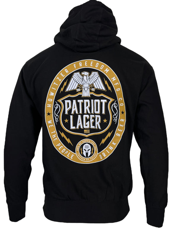 Howitzer Style Men's Hooded Sweatshirt Lager Military Grunt MFG