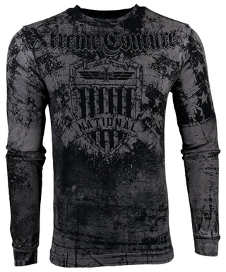 Xtreme Couture By Affliction Men's Long Sleeve T-shirt Lethal Moves *+