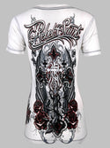 Rebel Saint By Affliction Women's T-shirt Morticia