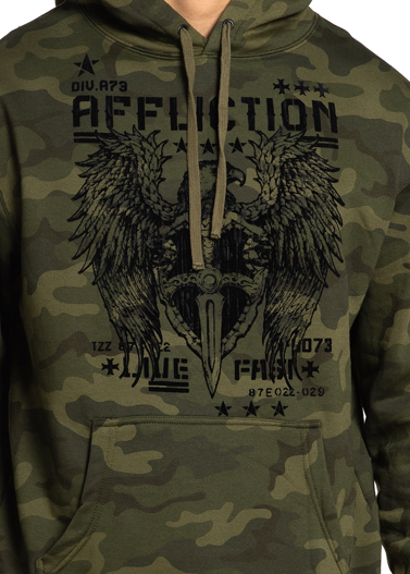 Affliction Men's Pullover Hoodie copper Casing ^^