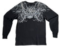 Xtreme Couture by Affliction Men's Thermal Shirt WHIPLASH