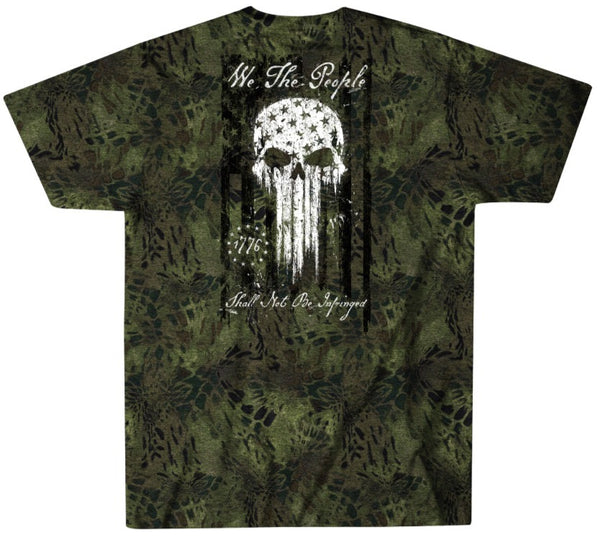 Howitzer Style Men's T-Shirt Infringed Flag Military Grunt MFG  ^^